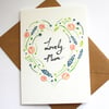 Lovely mum card