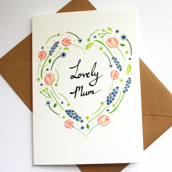 Lovely mum card