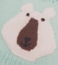 Round Neck Jumper with Polar Bear Motif for Babies and Small Children, Jumper - Image 3