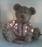 Ceramic Teddy Bear Figurine Table Lamp Light Nursery Baby Ornament Decoration. - Image 8