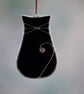 Stained Glass Black Cat Suncatcher - Image 2