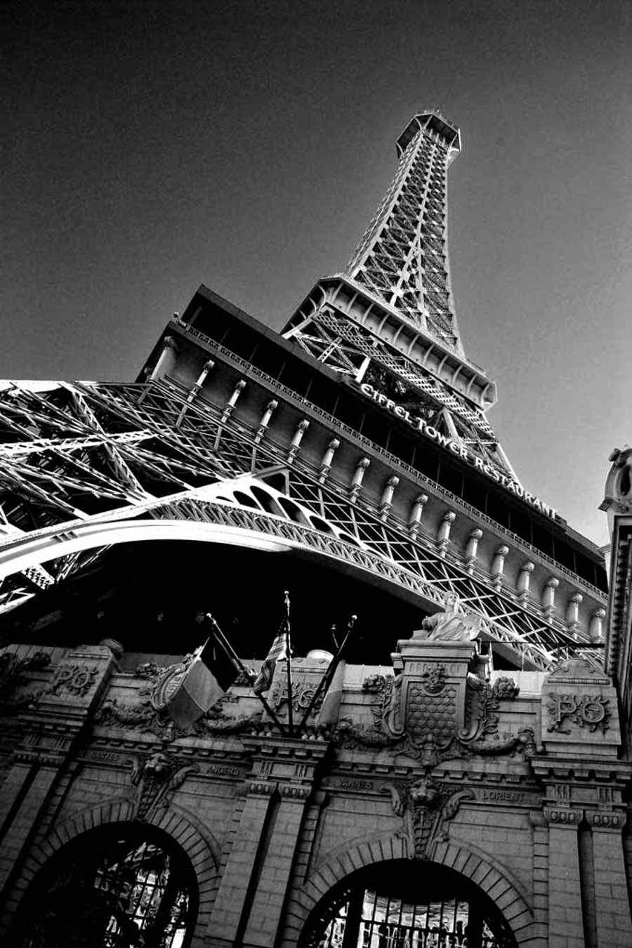 Eiffel Tower Paris Hotel Las Vegas United States Of America Photograph Print