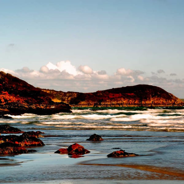 Picture Pentewan Beach Print Cornwall Photo