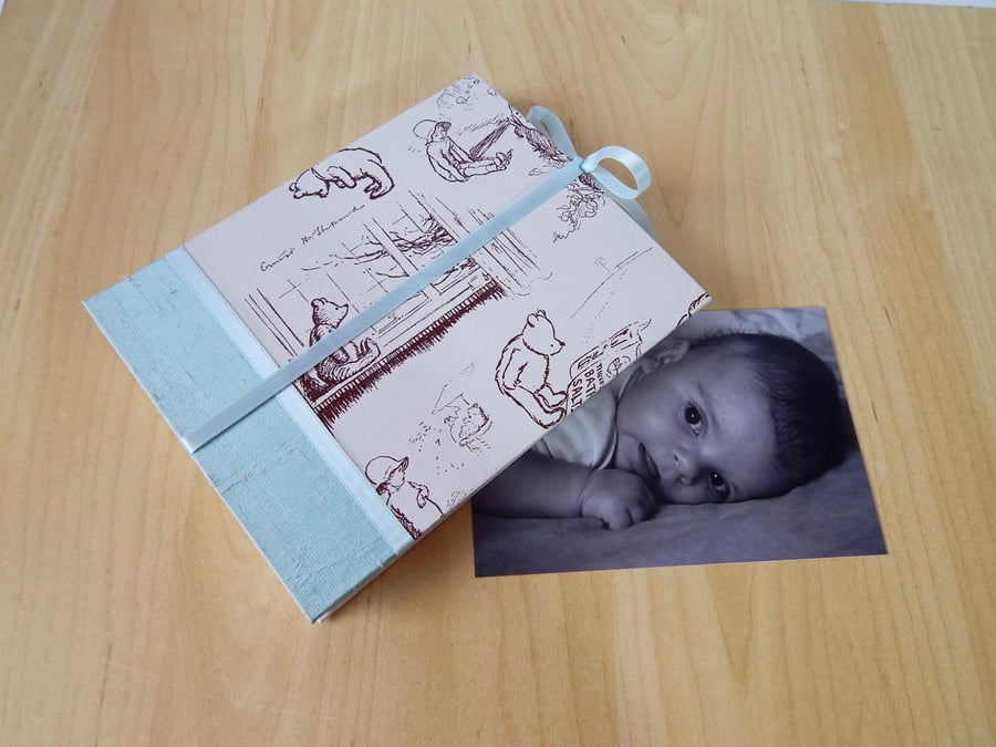 Baby Photo Album, Winnie the Pooh, Christening Gift, New Baby MADE TO ORDER