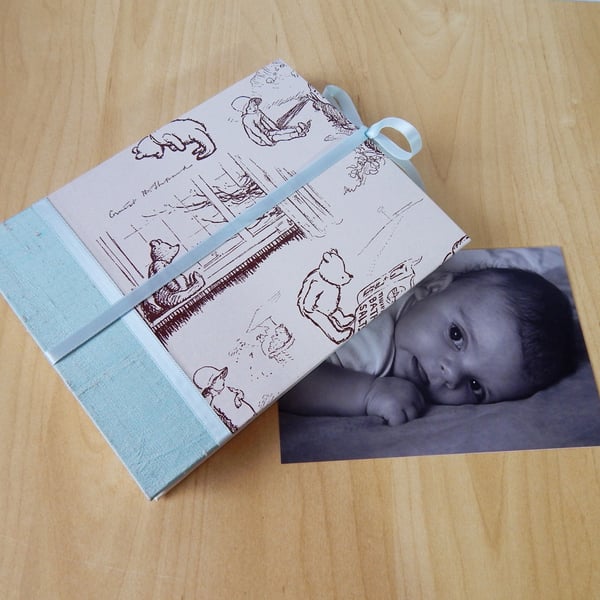 Baby Photo Album, Winnie the Pooh, Christening Gift, New Baby MADE TO ORDER