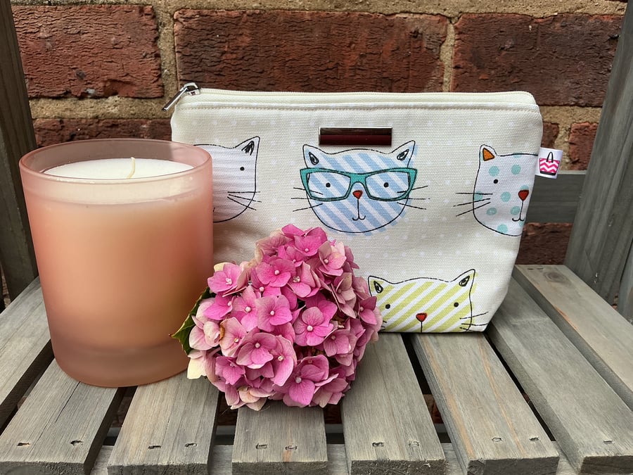Cool Cats Zip Pouch