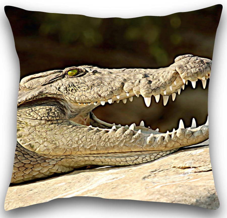 Crocodile cushion crocodile pillow