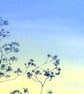 Framed Wildflowers Landscape Oil Painting Cow Parsley Impressionist Art - Image 5