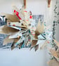 Vintage Book Paper Snowflakes, Hanging Christmas Decorations - Image 9