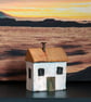Wonky Driftwood Hoose Shetland Inspired, Driftwood Art from Scotland - Image 1