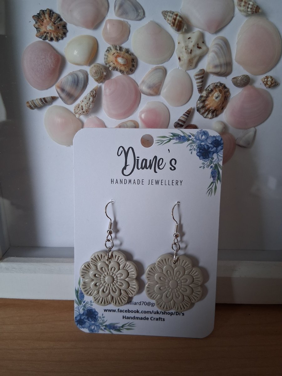 Mandala design earrings