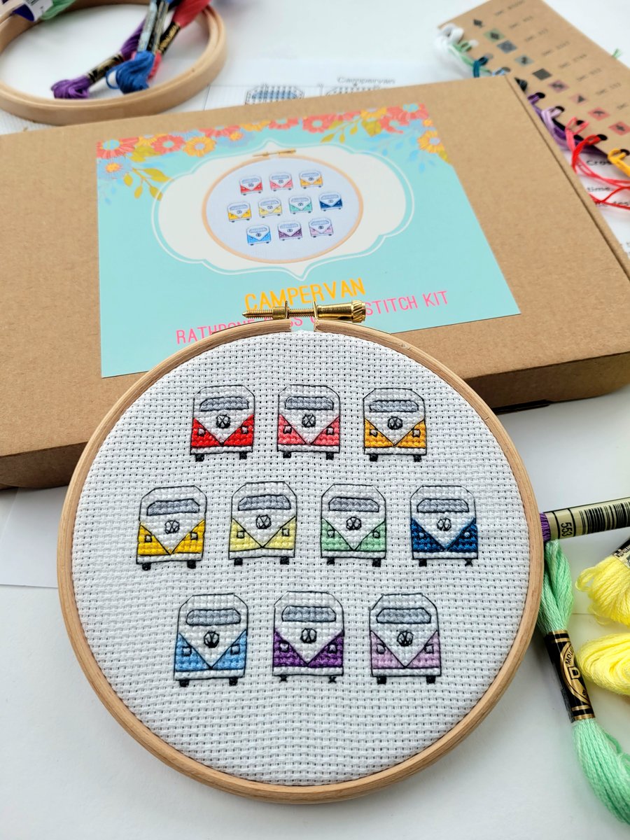 Campervan Cross Stitch Kit