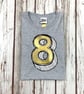 8 birthday shirt, 8th Birthday outfit, 8 year old girl boy Number eight T-Shirt - Image 1