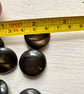Six 2cm Dark brown buttons with shank  - Image 6