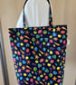Shells Tote Bag, Shells Beach Bag, Handmade in the UK