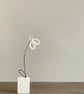 Wire and Crochet Single Snowdrop - White base with green - Image 4