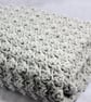 New Baby Gift Grey Baby Blanket, Handmade Crochet Gift, Extra Thick Blanket  - Image 3