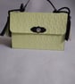Lime and Liquorice Argyle Embossed Handbag Style Gift Bag  - Image 6