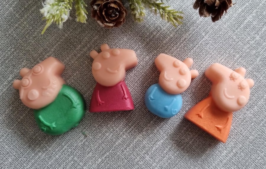Small soaps - Peppa Pig family