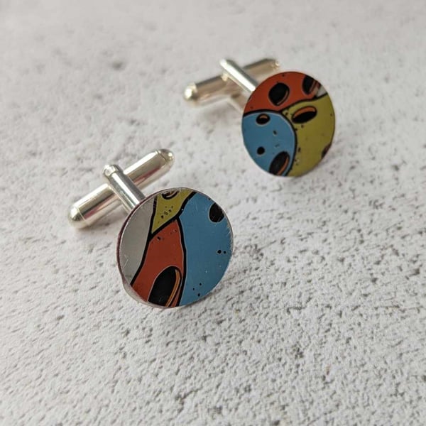Upcycled Beavertown Beer Can Cufflinks - Craft Beer Jewellery