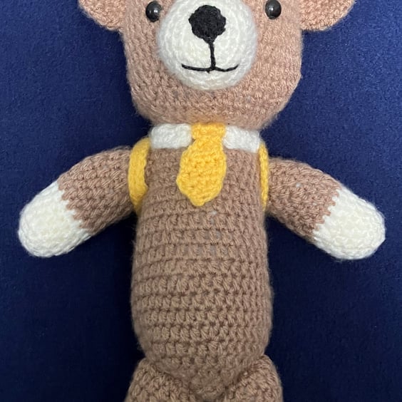 Teacher School Bear with Backpack and Keyring – Special Thank You Gift Set