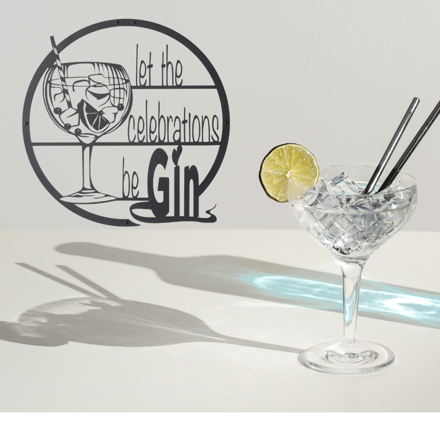 Gin - Metal Wall Art