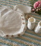 Newborn Baby Romper & Booties