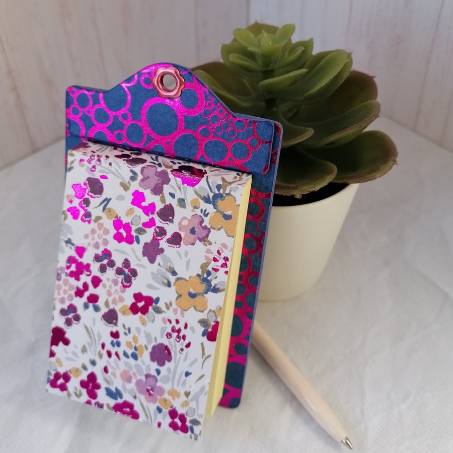 Sticky note Notebook-Fridge magnet-Floral bubbles