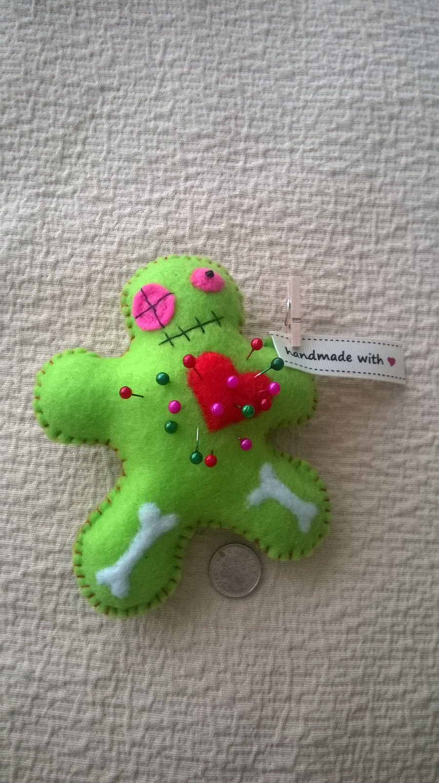 Needle Felt Voodoo Doll Pin Cushion Folksy