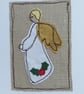 Embroidered Angel Christmas Card - Image 1