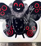 Mothman Folklore Sticker - Cute Cryptid Spooky Decoration - Image 4