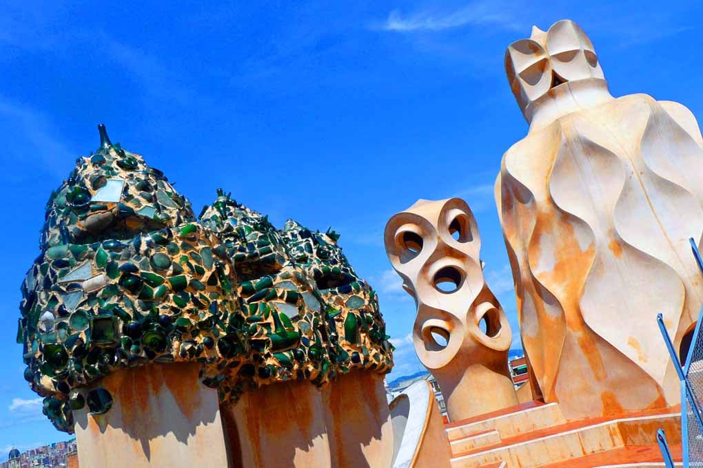 Casa Mila La Pedrera Barcelona Spain 18"x12" Print