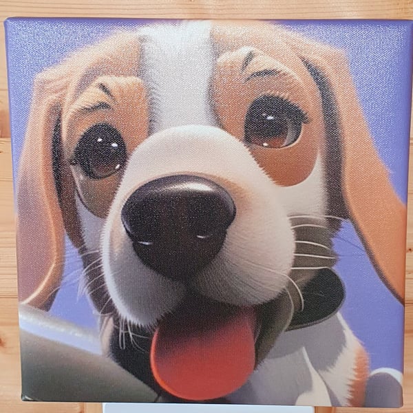 Cartoon Pet Portrait Canvas