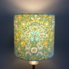 Zesty Lemon Lime Floral Daisy Chain Pat Albeck  vintage fabric Lampshade option
