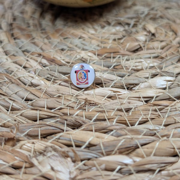 Oaxaca Flag Map Pin – Mexico Travel Map Push Pin for Wooden Maps, Oaxaca Map pin