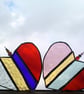  Large stained glass heart - Image 2