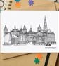 Amsterdam Skyline Greetings Card - Image 1