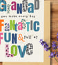 Plantable Wildflower Grandad Card, Eco Friendly Father's Day Gift for Grandad - Image 2