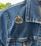 'Little Pumpkin' Wooden Pin Badge - Image 3