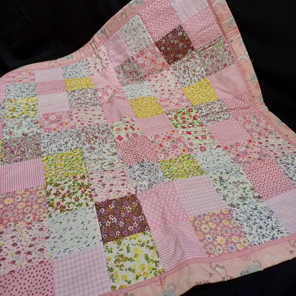 Patchwork girls play mat