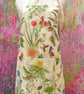 Secret Garden Apron with pocket.    Cotton