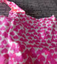 Vintage headscarf -  Shopping or Tote Bag - Coloured Hearts - Image 6