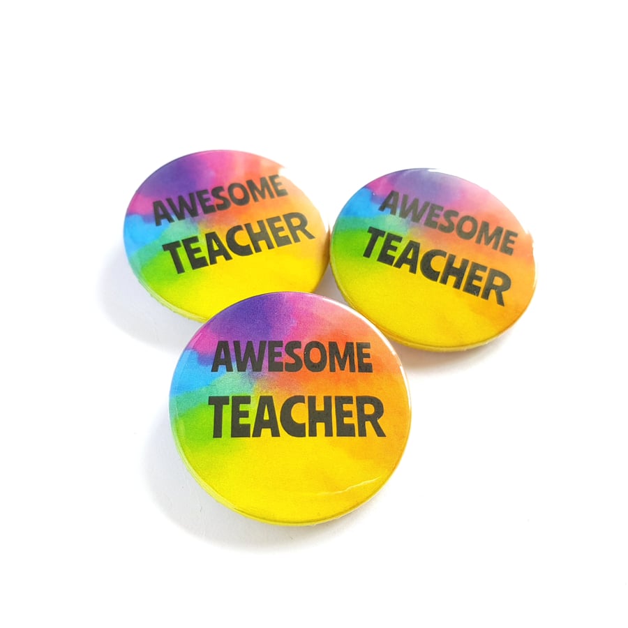 Awesome Teacher Badge