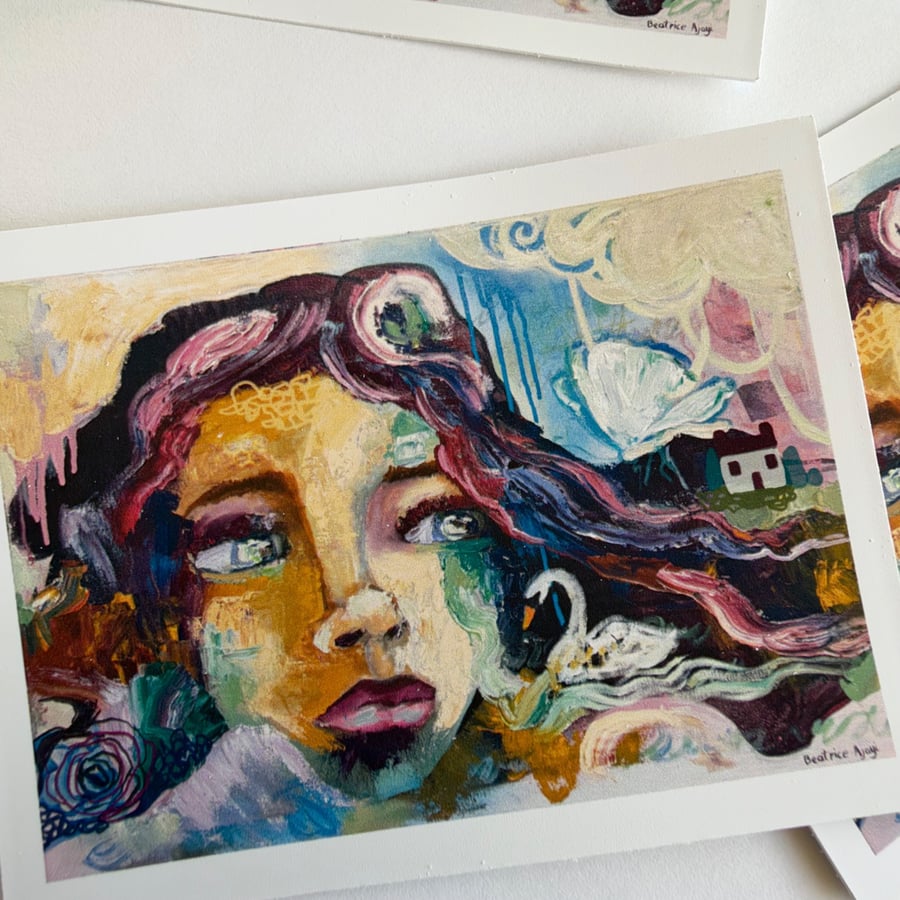 Woman Art Sticker - Original Art - Laptop and Planner Decor