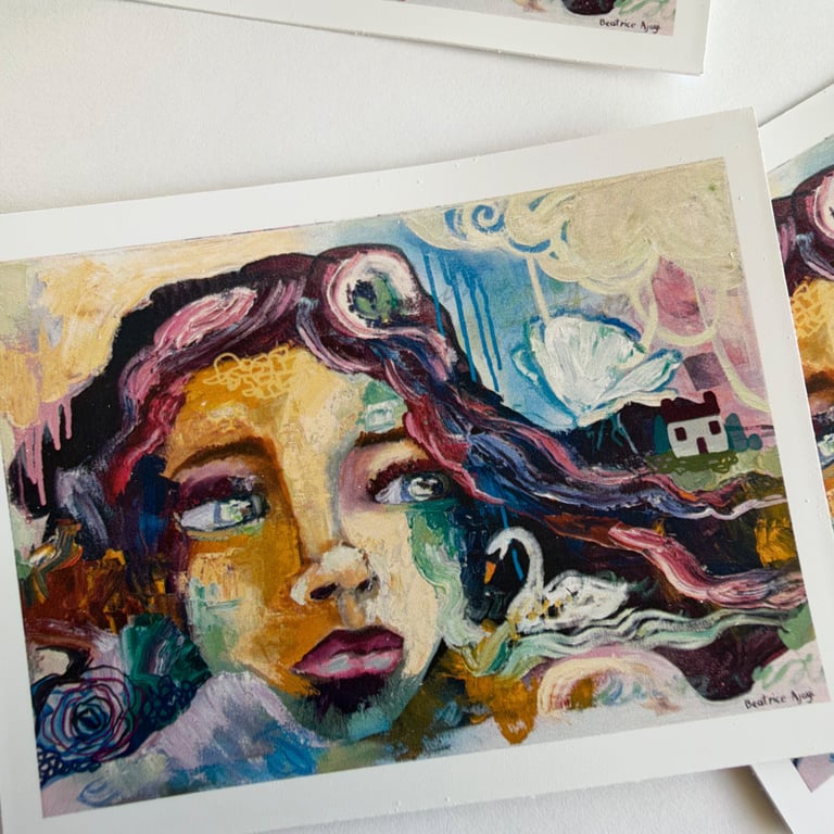 Woman Art Sticker - Original Art - Laptop and Planner Decor