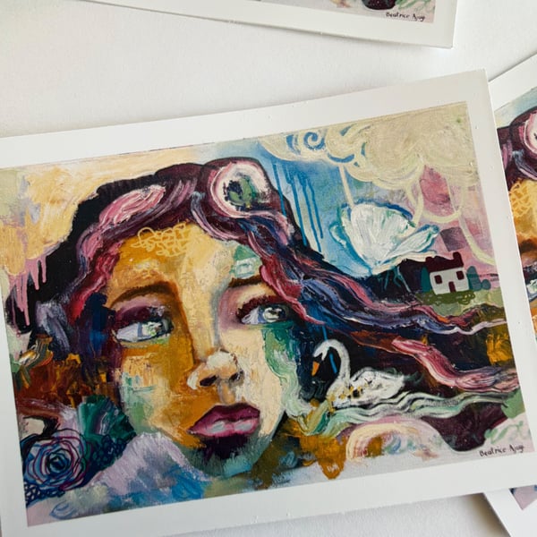 Woman Art Sticker - Original Art - Laptop and Planner Decor