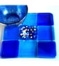 Fused Glass Trivet  Sea Blue Trivet 16cm 037 - Image 5