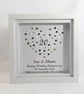 Personalised Heart Anniversary Frame