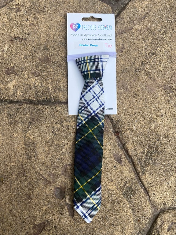 Gordon Dress Tartan Tie, Toddler, Kids
