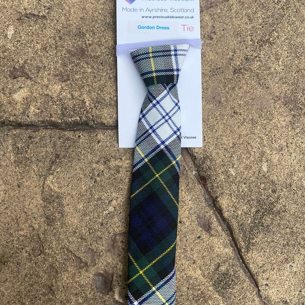 Gordon Dress Tartan Tie, Toddler, Kids